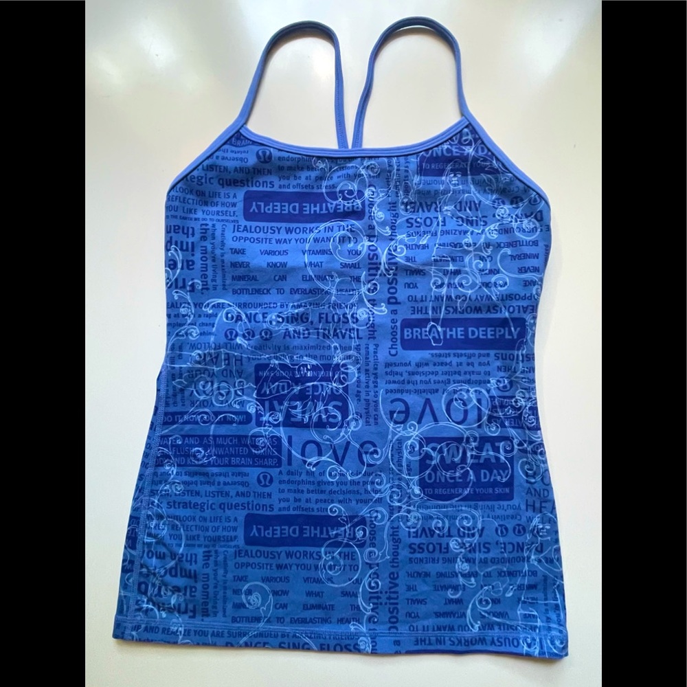 Rare Lululemon Power Y Tank